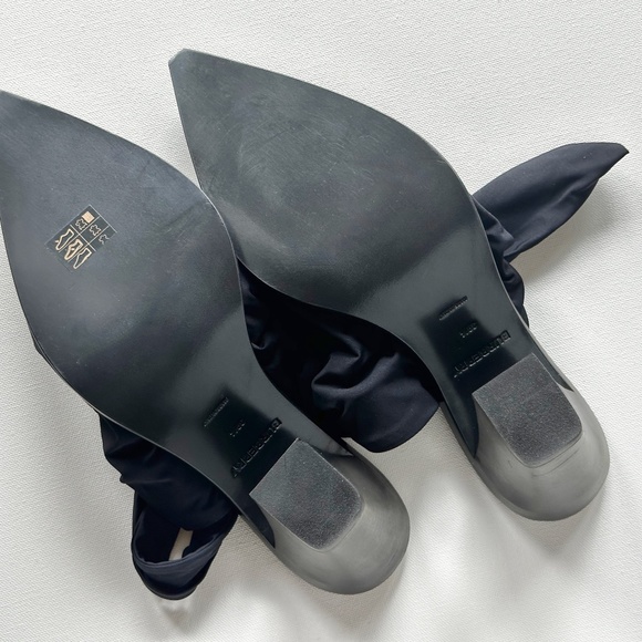 Authentic Burberry Scarf Tie Leather Point-toe Mules***Size: EU 39.5***NIB - Picture 7 of 14